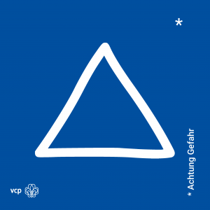 Achtung Gefahr - VCP-Waldläuferzeichen