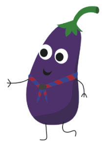 Aubergine- Zeichnung: Linda Dalitz
