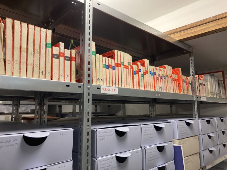 Tonbänder im VCP-Bundesarchiv